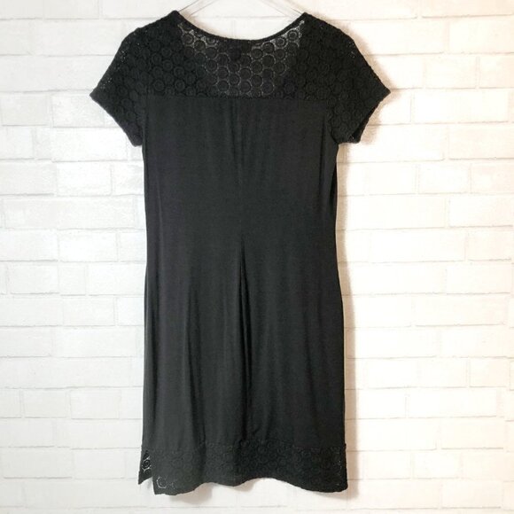 Tommy Bahama Black Eyelet Shift Dress Size S - Picture 4 of 4